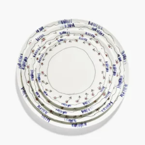 Plate L Anemone Milk Midnight Flowers – Image 4