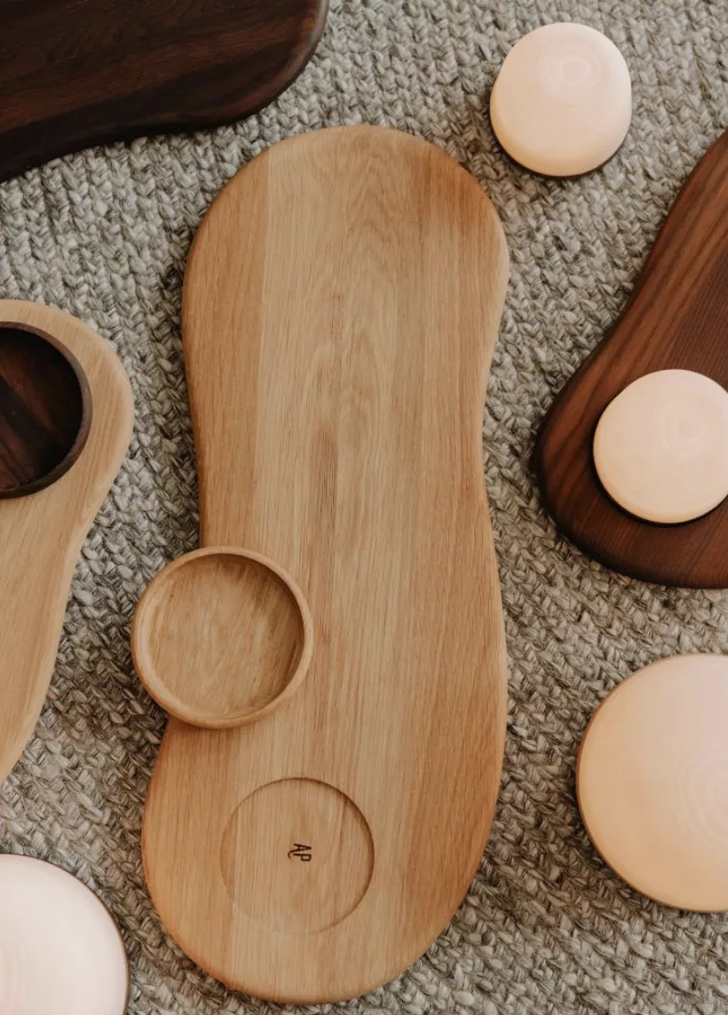 Fondant Plateau Long + Petite lumineuse Chêne – Image 2