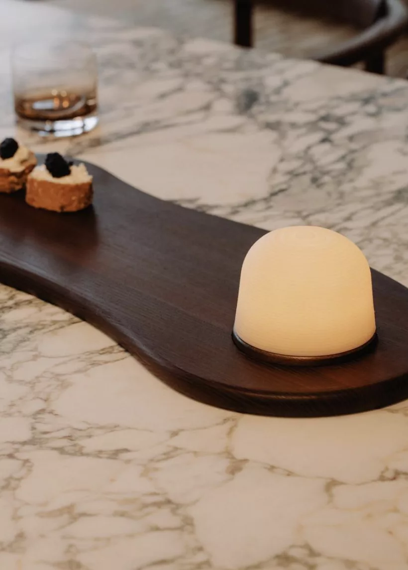 Fondant Plateau Long + Petite lumineuse Chêne – Image 3