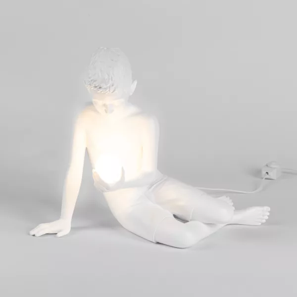 Lampe Garcon Résine