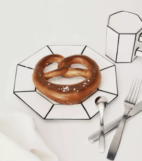 Assiette à dessert 18,5 cm set de 2 Carte blanche