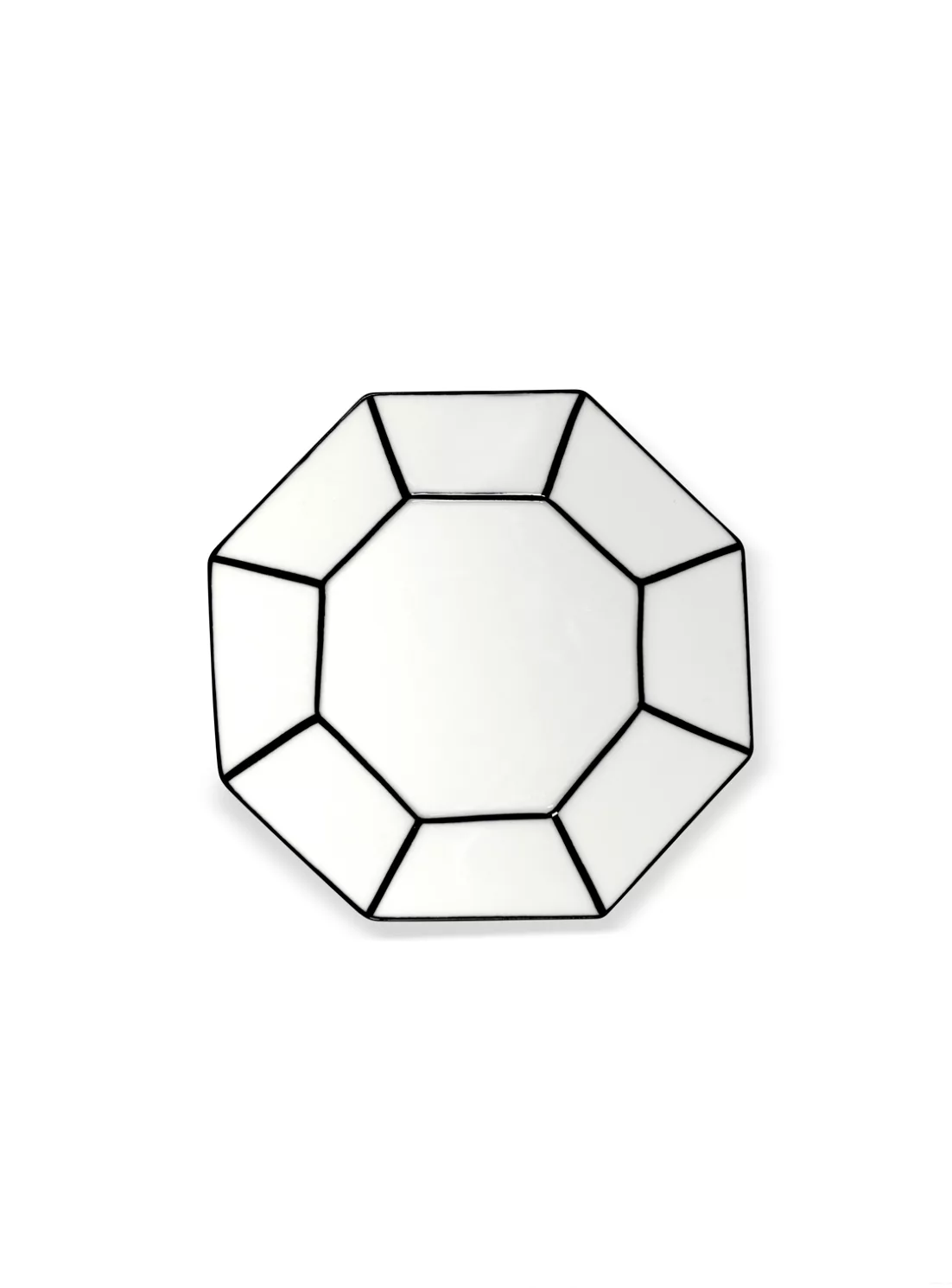 Assiette à dessert 18,5 cm set de 2 Carte blanche – Image 1