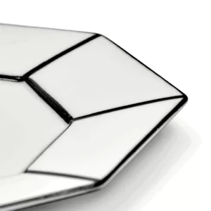 Assiette à dessert 18,5 cm set de 2 Carte blanche – Image 2