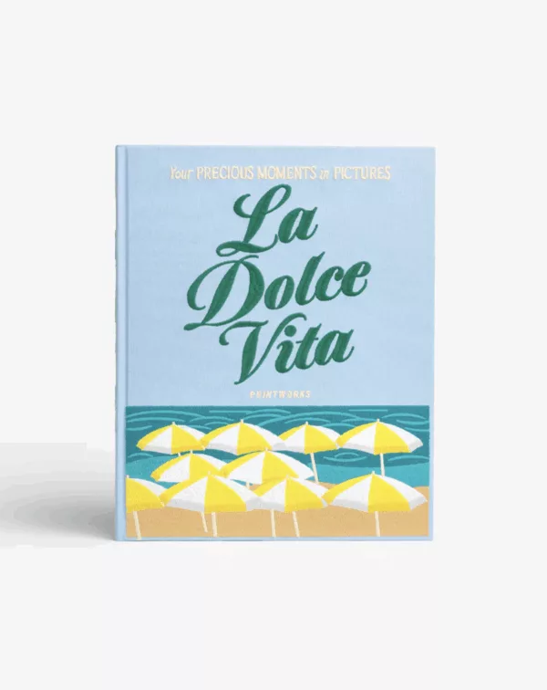 Album photo brodé Dolce vita