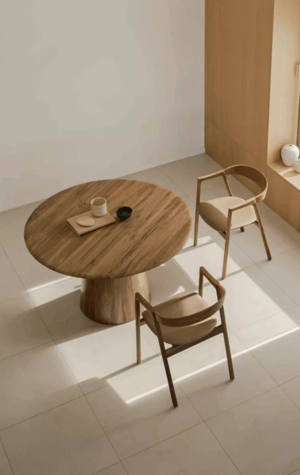 Muna Chair - Walnut - Upholstered Seat