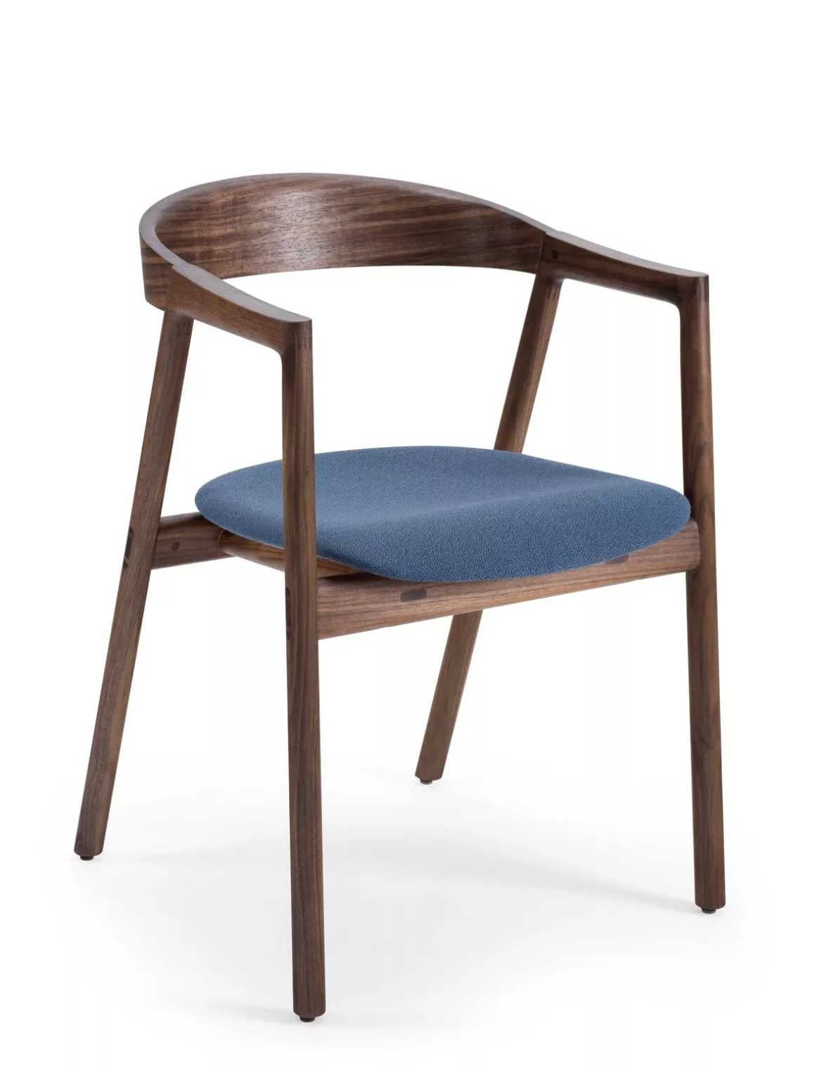Muna Chair - Walnut - Upholstered Seat – Image 7