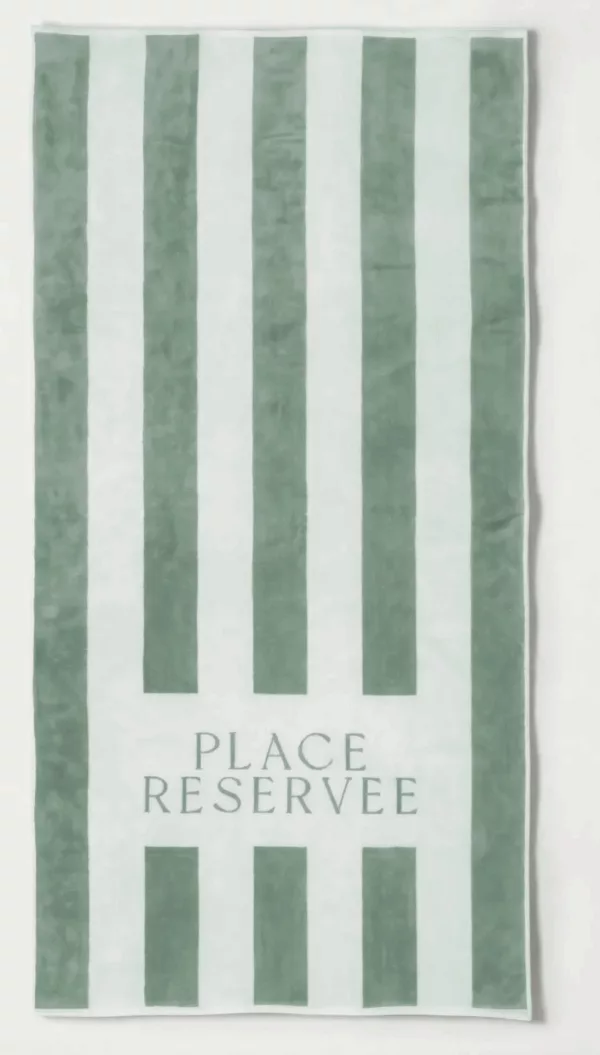 Drap de plage Place réservée 100 x200 cm