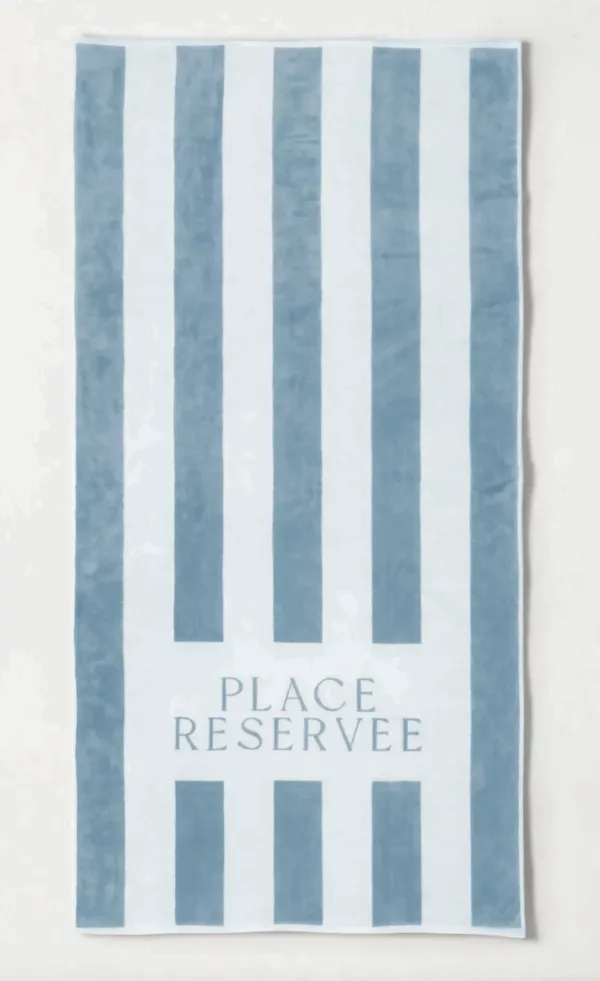 Drap de plage Place réservée 100 x200 cm