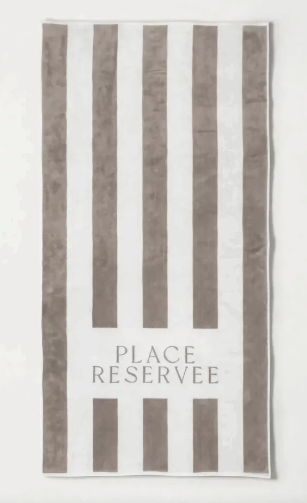 Drap de plage Place réservée 100 x200 cm