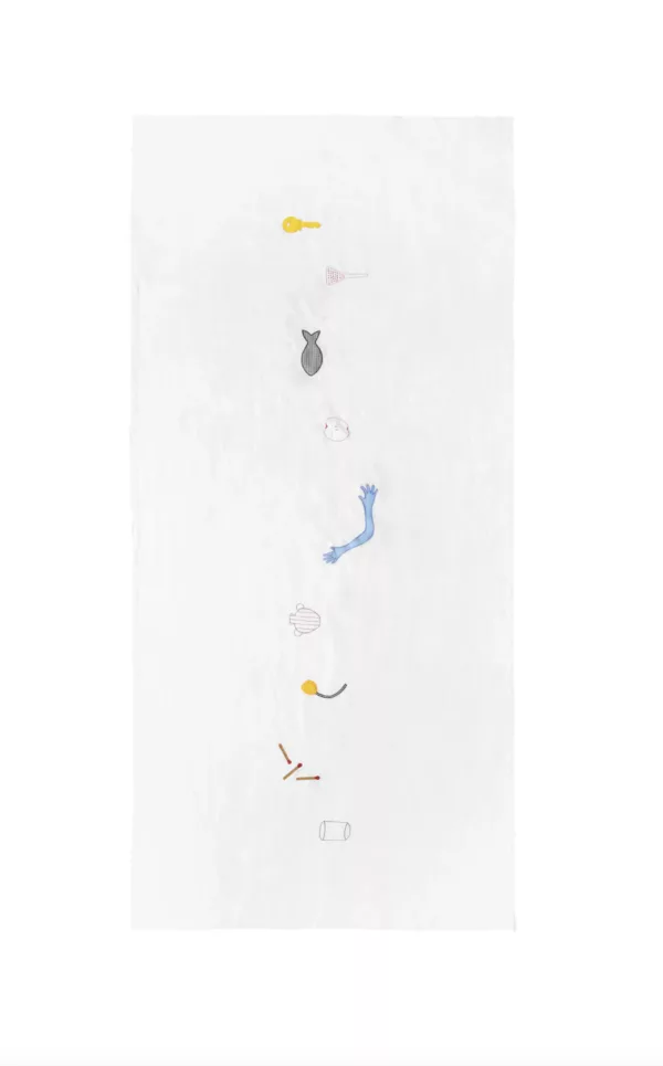Nappe -Sobremesa Tablecloth-L300-White