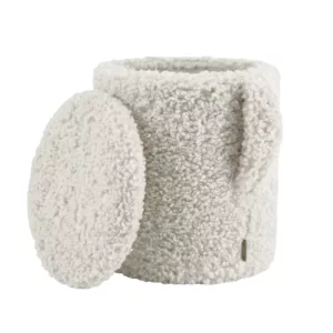 Pouf Teddy avec rangement – Image 1